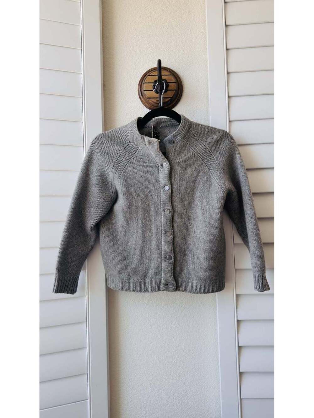 Vintage Dalton Bullock's 100% Virgin Cashmere Knit Cardigan Sweater Size S
